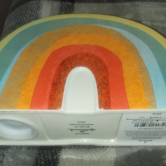 Hallmark Rainbow Coin Bank Ceramic Bright Colors Fun - Picture 3 of 5